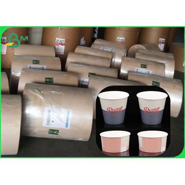 Quality 70*100cm 250Gsm Greaseproof White Kraft Paper Board For Cup Soup Bowl for sale