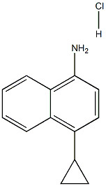 Buy cheap 4-Cyclopropyl-1-naphthalenamine hydrochloride (1:1)(Lesinuard intermediate) from wholesalers