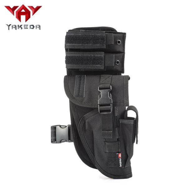 Universal Tactical Leg Holster With Magazine Pouch Fully Adjustable And