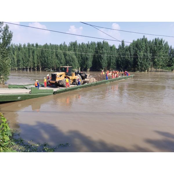 Quality Roadway Width 5m Military Floating Bridge Temporary Modular for sale