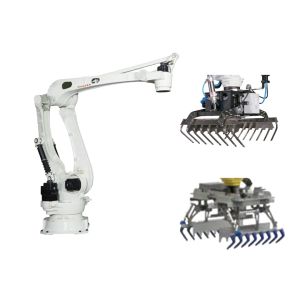 Buy cheap 4 Axis Payload 300kg Reach 3255mm Kawasaki CP300L Palletizing Robot With Guide Rails And Manipulator from wholesalers