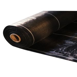 China Black Geosynthetic Fabric , Agricultural Anti-grass Ground Cover Weed Mat For Watermelon on sale
