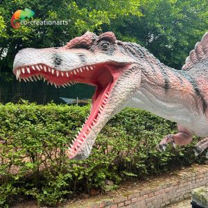 Animatronic Spinosaurus Simulated Dinosaurs With 15m Track For Theme Park