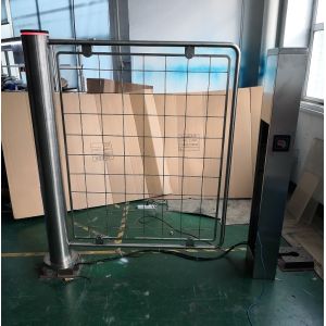 Intelligent Swing Barrier Gate with Face and Temperature Recognition for