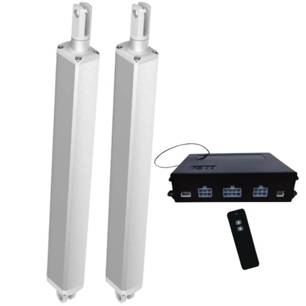 Buy cheap 32x41mm Inline Actuator 24VDC Motor 500N Hall Effect Synchronization Control System from wholesalers