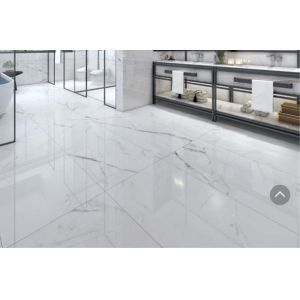 Buy cheap Anti Bacterial Carrara Marble Ceramic Tile With Fine Air Permeability from wholesalers
