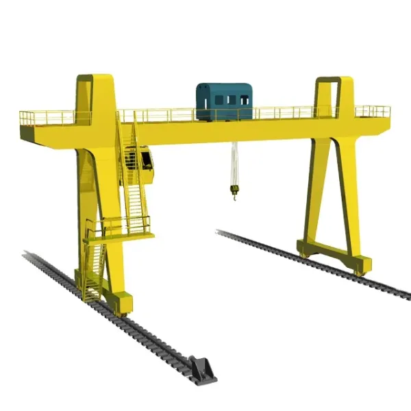 Buy cheap Powerful Electric Double Girder Gantry Crane With Polyurethane Buffer from wholesalers