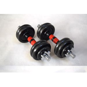 Strength training(weight lifting) adjustable 50kg Black Painting Dumbbell