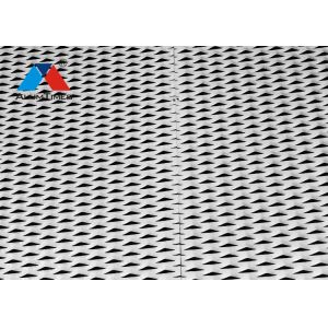 Double Side Coated Aluminium Mesh Panels For Public Building Cladding Decoration