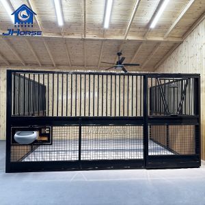 Buy cheap Hinged Door Portable Stall Panels Welded Wire Mesh Frame from wholesalers