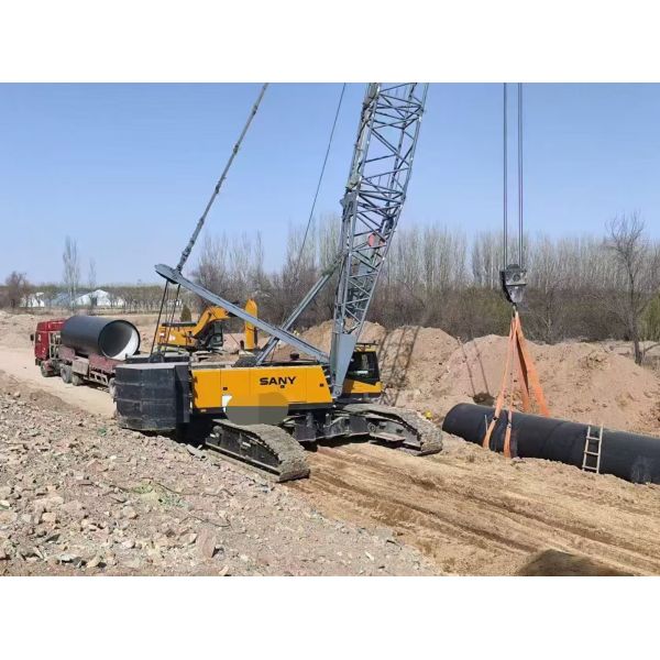 SCC1350 Second Hand 2016 Crawler Crane with Low Energy Requirements and Maximum Lifting Weight of 71t