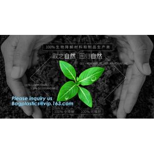 100% Biodegradable Compostable shopping bags, 100% biodegradable compostable