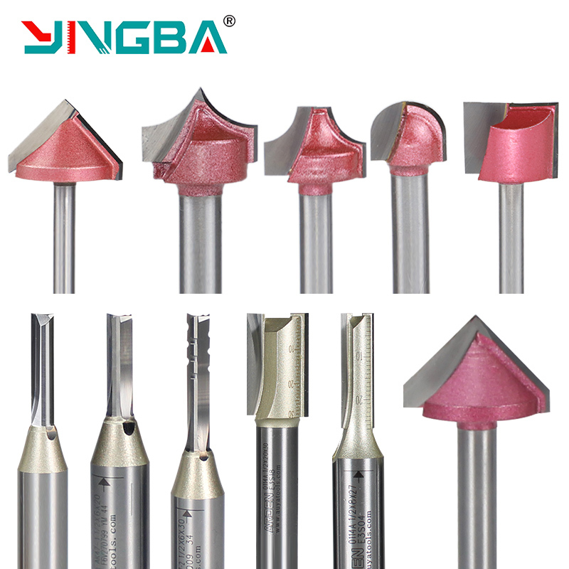 Buy cheap Tideway 6mm Shank CNC Router Bit Tools Face Milling Cutter Carbide 3D V-Groove V Bit for Woodworking Tin Coating OEM Customized from wholesalers