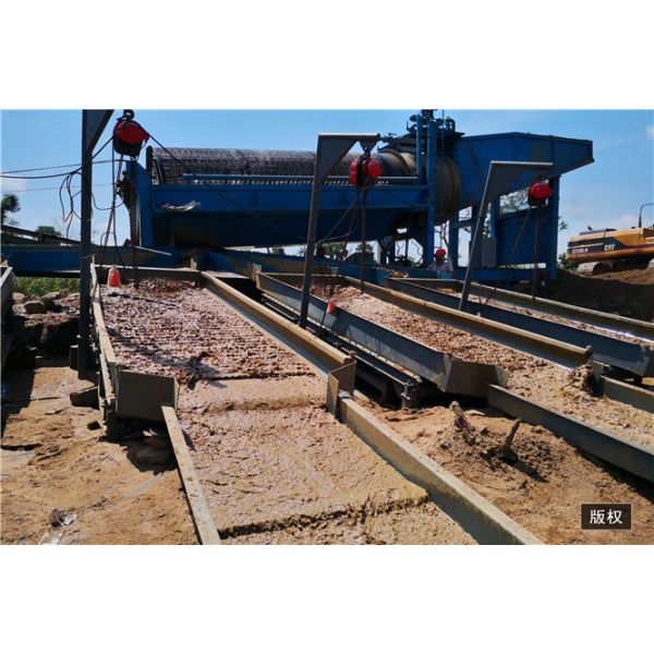 Buy cheap Small And Big Scale 30T/H Trommel Alluvial Gold Mining Machine Gold Sand Separator from wholesalers