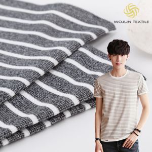 Buy cheap Anti Wrinkle Hygroscopic Striped Material Fabric Good Gloss from wholesalers