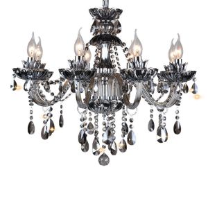 China AC85 - 265V Crystal Candle Chandelier For Bedroom Decoration E14 Light Source on sale