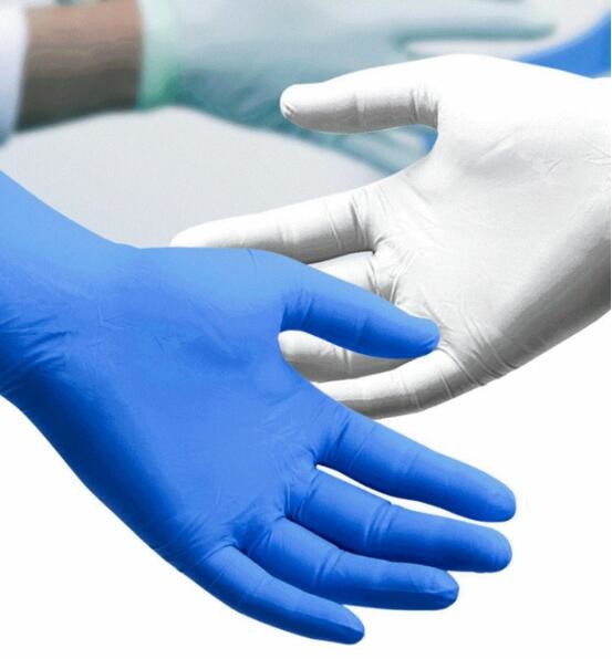 Quality Nitrile Disposable Protective Gloves Covid 19 Isolation Surgical Hand Gloves for sale