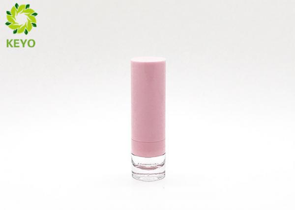 Buy cheap Pink Plastic Lipstick Tube Container , Round Empty Lipstick Cases Inner Cup 12.7mm from wholesalers
