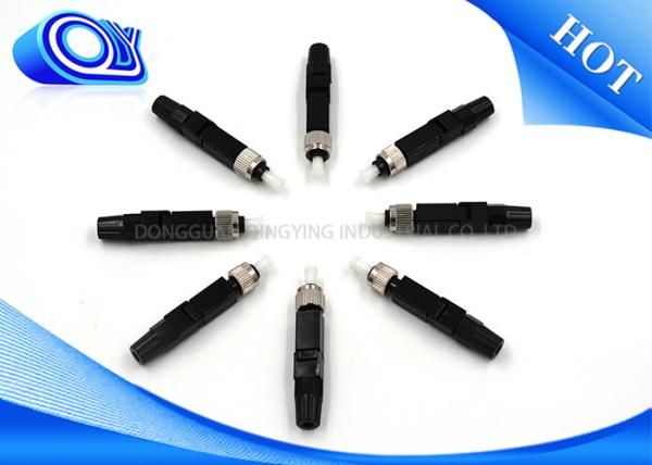 Buy cheap 0.3dB FC UPC Quick Connector / Fiber Optic Fc Connector / FC UPC Single Mode Fiber Optic Cable Connector Types from wholesalers