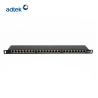 Buy cheap Black Copper Patch Panel 24 Port Cat6 UTP RJ45 CE FCC RoHS Certificate from wholesalers
