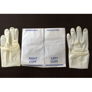 Buy cheap Powder Free Disposable Surgical Gloves Sterile Latex High Tensile Strength from wholesalers