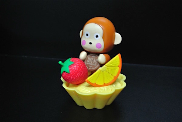 Candy Container Plastic Monkey Figurines , Plastic Monkey Toy Small Size