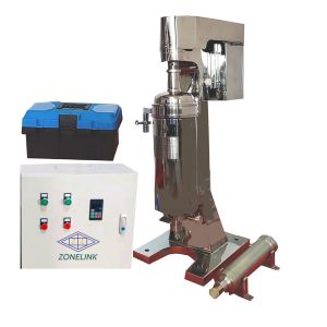 Buy cheap Algae Tubular Centrifuge for Ink GQ75J High Speed 20000rpm Solid Liquid Separator Manual Solid Discharge 500l/h Based on Water from wholesalers