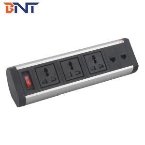 New design conference electrical power plug clamp on desk socket with rj45