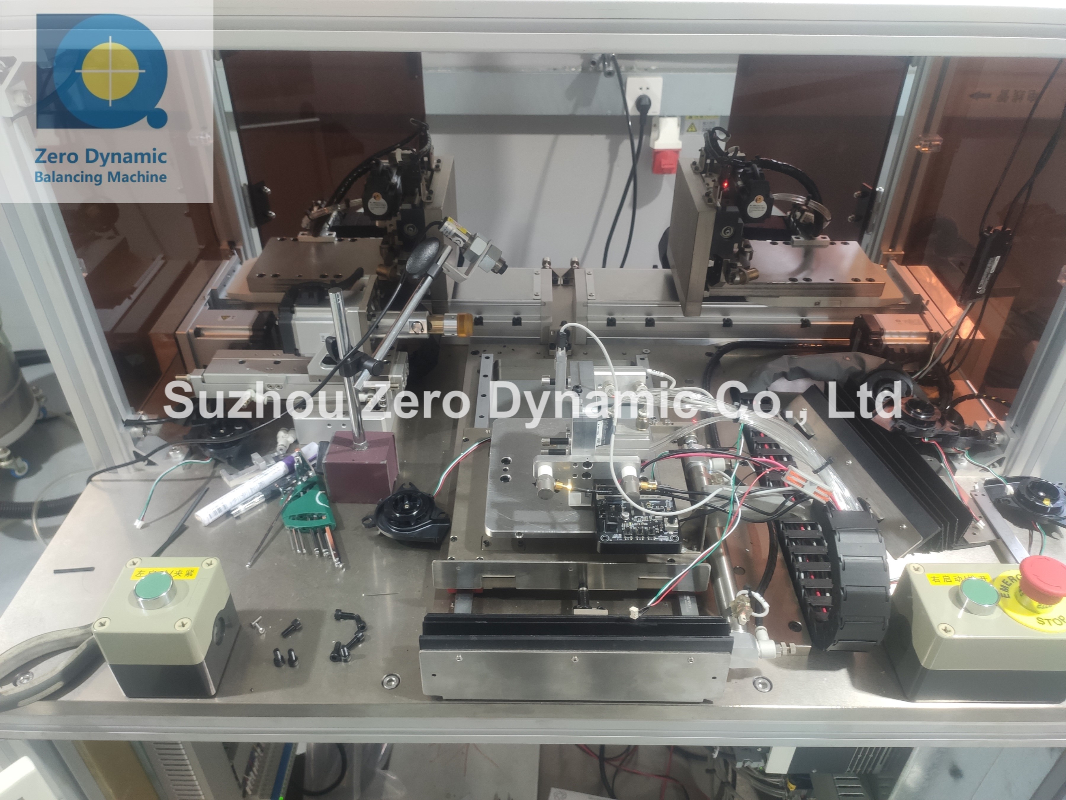 Electric Motor Assembly Double Plane Automatic Scissor Correction Balancing