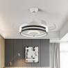 Buy cheap Nordic Ceiling Fan with Lights Invisible Retractable Blade Industrial retractable ceiling fan Light(WH-VLL-20) from wholesalers
