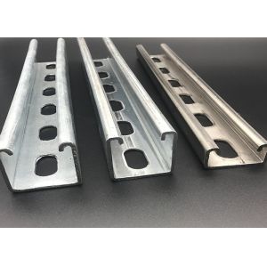 Buy cheap Slotted Solid Cold Formed Electrical Galvanized Unistrut Channel from wholesalers