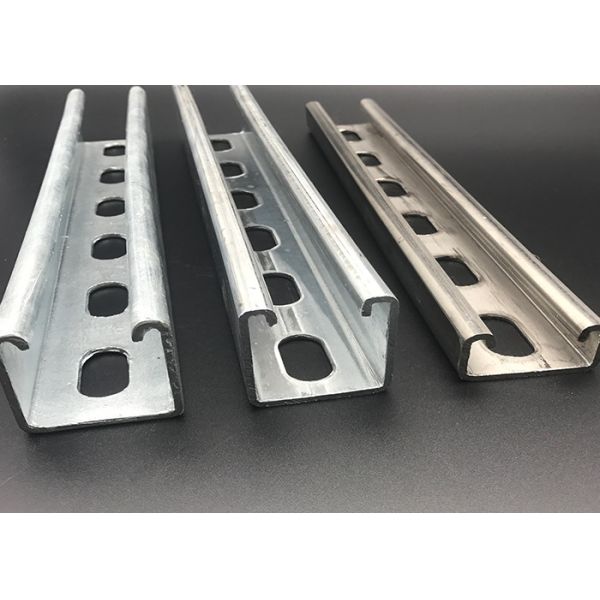 Buy cheap Galvanized Metal 1-5/8 Slotted Plain Unistrut Channel Rail from wholesalers
