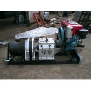 Buy cheap 5-Ton Capacity Diesel Engine Powered Capstan Winch for High-Speed Cable Pulling and Lifting from wholesalers