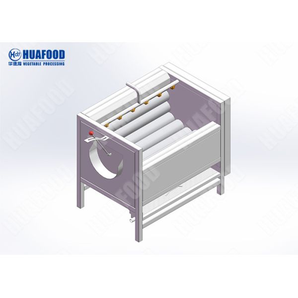 Quality Stainless Steel 304 Brush Washing And Peeling Machine for sale