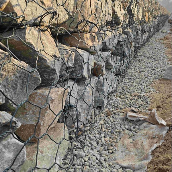 Quality Anti Rust Hot Dipped Galvanized Gabion Basket 1x1x1m 3x1x1m for sale