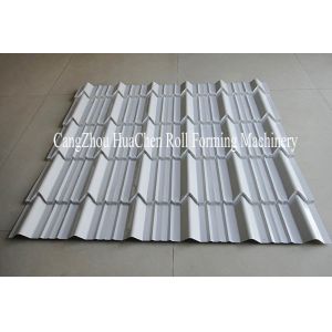 Buy cheap 70mm Shaft Diameter Double Layer Glazed Tile Roll Forming Machine With 11 Row Roller from wholesalers