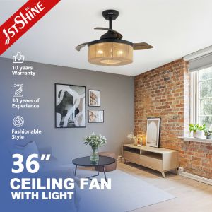 Buy cheap 36 inch Small Size Ceiling Fan with Remote and Air Conditioning LED Lighting Function from wholesalers