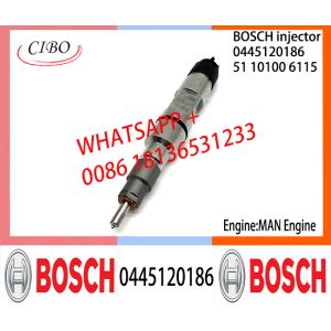 Buy cheap BOSCH 0445120186 51101006115 Neutral Fuel Injector Assembly 0445120186 51101006115 For MAN VW from wholesalers