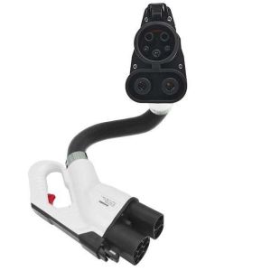 China 125a Ccs2 Dc Quick Ac In One Ccs To Combo2 Adapter DC Fast Charger Connector on sale