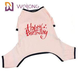 Buy cheap Spring / Summer Birthday Pet Pajama CVC Jersey Puppy Pajamas from wholesalers