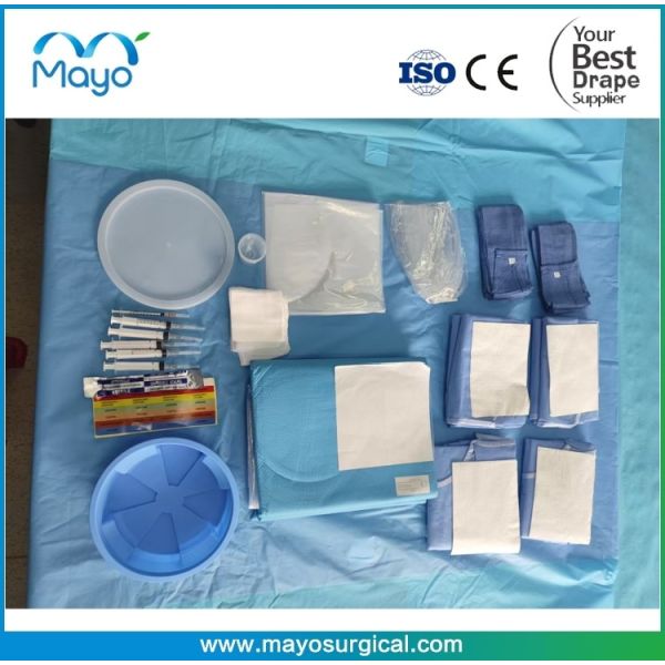 Quality Angiography Procedure Surgical Cardiovascular Pack With All In One for sale