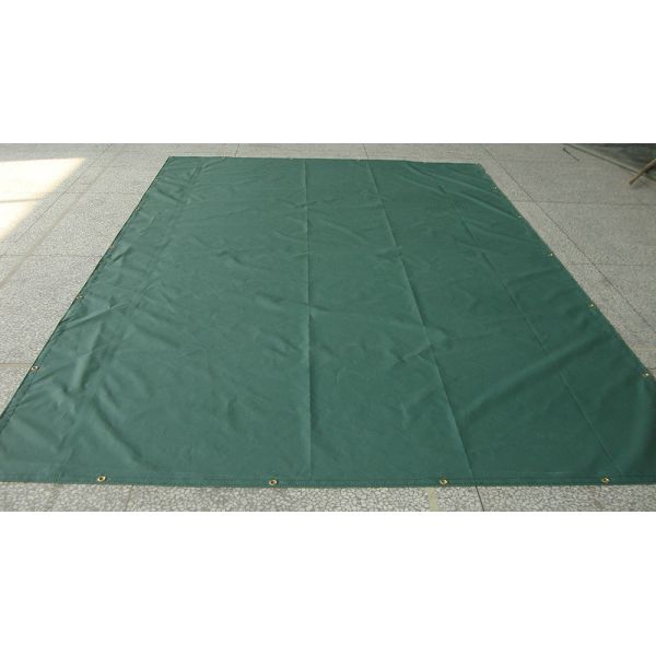 Green PVC Container Tarpaulin 480gsm Waterproof Truck Tarpaulin