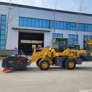 Buy cheap Front Mounted Sweeper Loader Machine Strong Power Four-Wheel Drive from wholesalers