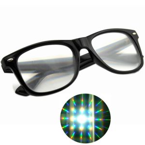 Buy cheap Ultimate 3D Diffraction Glasses Prism Effect EDM Rainbow Rave Sunglasses from wholesalers