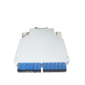 ISO9001 FC SC Adapter FTTH FTTB Din Rail Terminal Box
