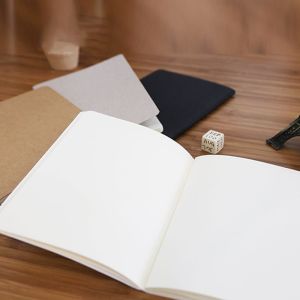 Retro Kraft Paper Blank Memo Pad Sketch Book Notepad for Office Creative Note
