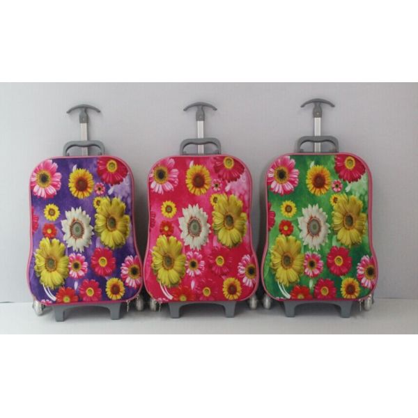 Quality Hot sale 3D carton child trolley case for sale