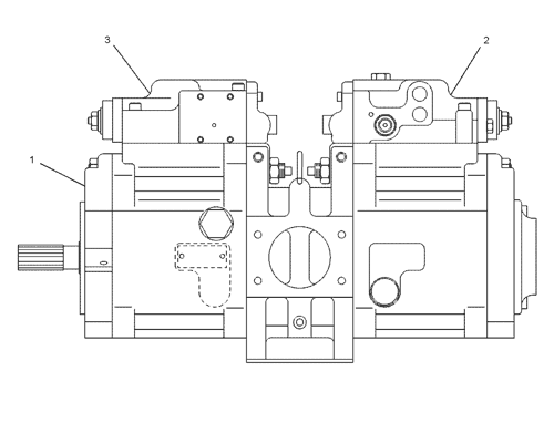 1211504 PUMP GP-MAIN HYDRAULIC Parts scheme