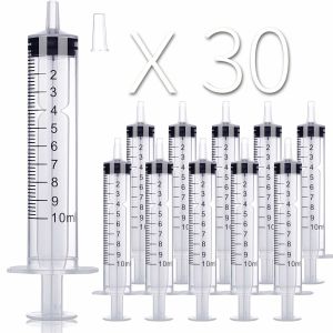 Buy cheap 10ml Syringes 100 Pack Plastic Small Syringe with Tip Cap, Measuring Syringe, Oral Syringe Scientific Labs, Feeding from wholesalers