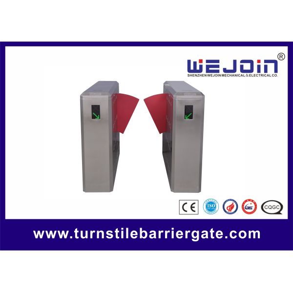 Quality 304 Stainless Steel Access Control Turnstile Flap Barrier Entry systems for sale